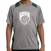   - YST361 Youth Heather Colorblock Contender ™ Tee